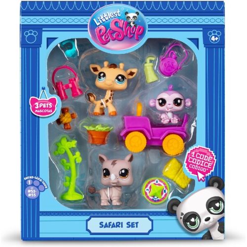 Littlest Pet Shop 3 figurky Safari Hasbro