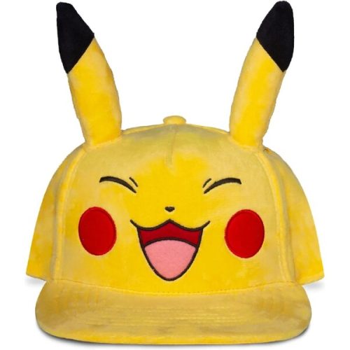Kšiltovka Pokémon - Happy Pikachu (plyšová) Difuzed
