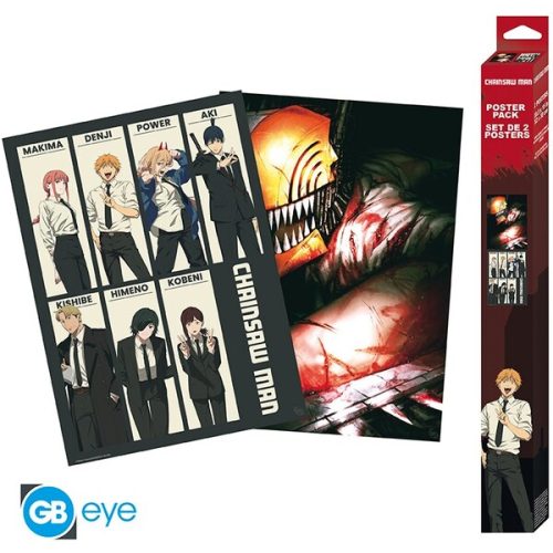 Set 2 plakátů Chainsaw Man - Devil Hunters (52x38 cm) Abysse Corp