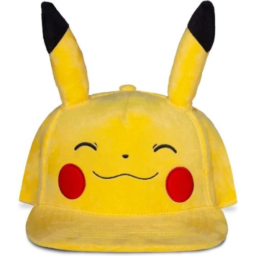 Kšiltovka Pokémon - Smiling Pikachu (plyšová) Difuzed