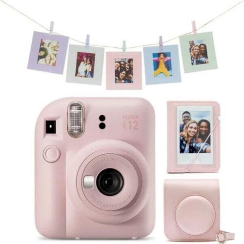 Fujifilm Instax Mini 12 růžový + Mini 12 ACC kit + 2x10 film Fujifilm