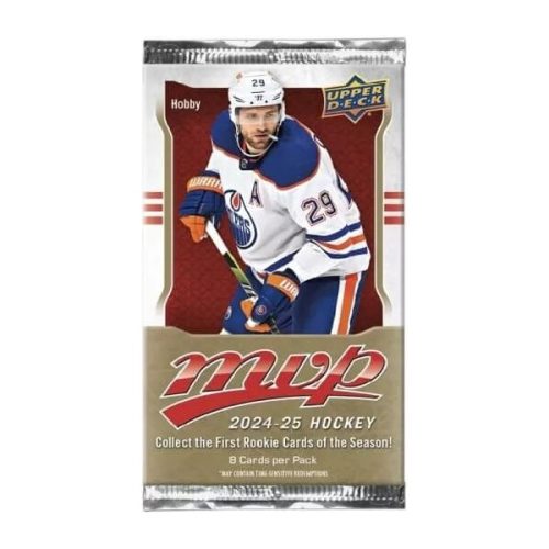 Hokejové karty 2024-25 Upper Deck MVP Hockey Hobby balíček Upper Deck