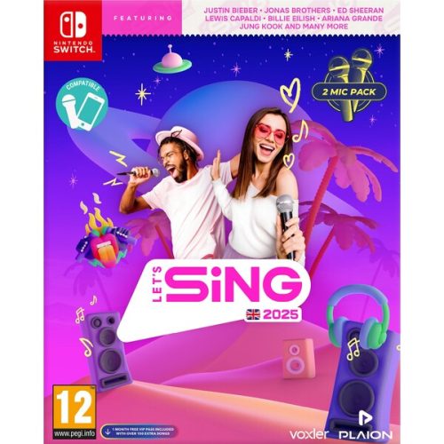 Let’s Sing 2025 + 2 mikrofony (Switch) Plaion