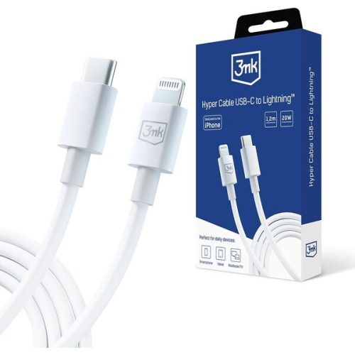 3mk Hyper Cable USB-C/Lightning datový kabel