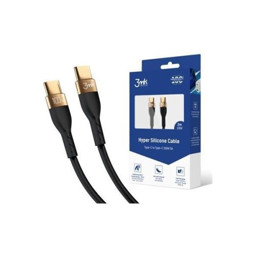 3mk Hyper Silicone Cable USB-C/USB-C datový kabel