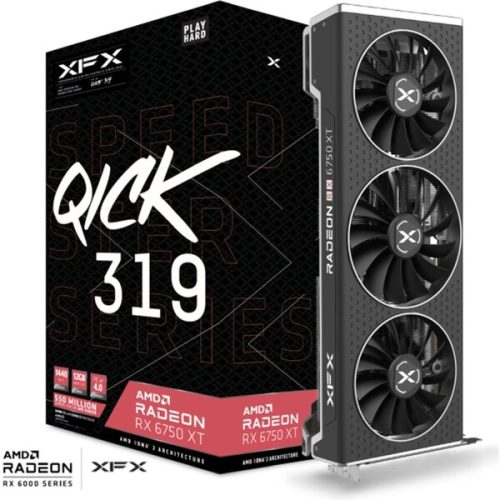 XFX Speedster QICK 319 AMD Radeon RX 6750 XT CORE 12GB GDDR6 XFX
