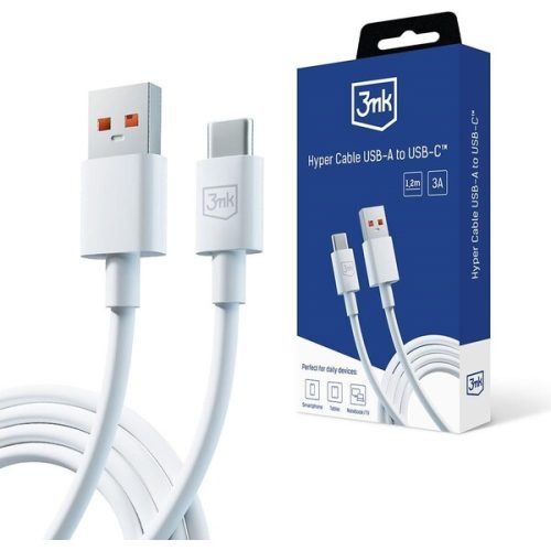 3mk Hyper Cable USB-A/USB-C datový kabel
