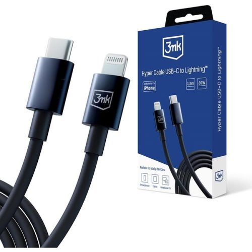3mk Hyper Cable USB-C/Lightning datový kabel