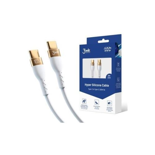 3mk Hyper Silicone Cable USB-C/USB-C datový kabel