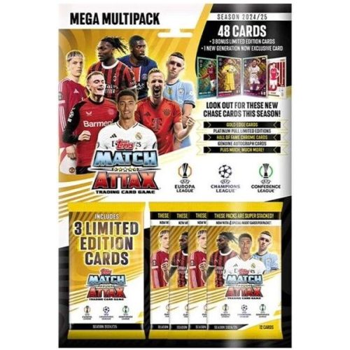 Fotbalové karty Topps Match Attax TCG 2024/25 UCC Mega Multipack Topps