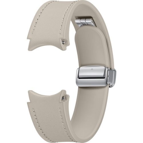 Samsung D-Buckle hybridní řemínek z eko kůže (M/L) Etoupe Samsung
