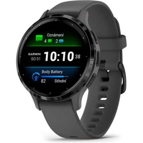 Garmin Venu 3S Slate/Gray Silicone Band Garmin