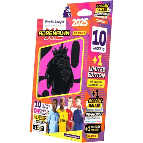Fotbalové karty Panini Premier League 2024/2025 Adrenalyn plechová krabička (hranatá) PANINI