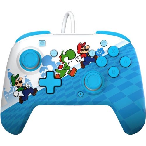 PDP drátový ovladač Rematch Mario Escape bílomodrý (Switch) PDP