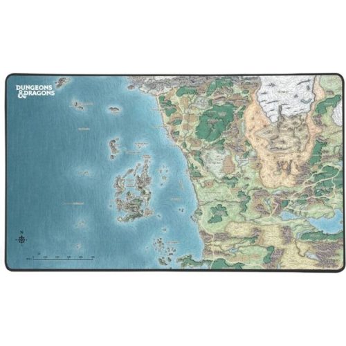 Herní podložka Dungeons & Dragons XXL Faerun Map Konix