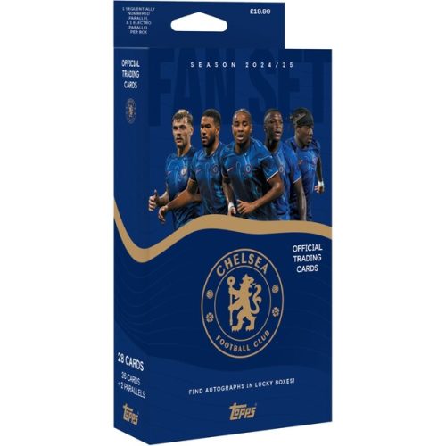 Fotbalové karty Topps 24/25 Fan Set Chelsea FC (Exclusive) Topps