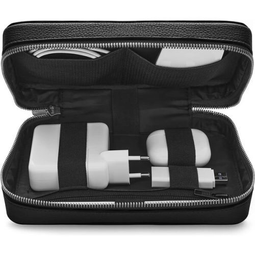 Woolnut kožený Tech Organizér černý Woolnut