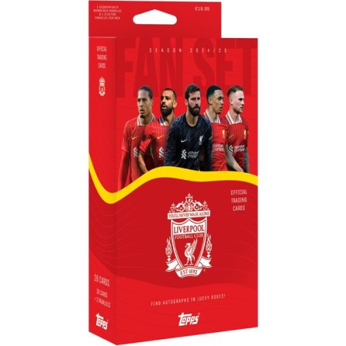 Fotbalové karty Topps 24/25 Fan Set Liverpool FC (Exclusive) Topps
