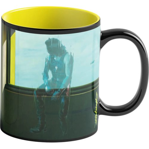 Hrnek Game Art Chronicles: Cyberpunk 2077 - V & Johnny Hopper (měnící se motiv) 450 ml Good Loot