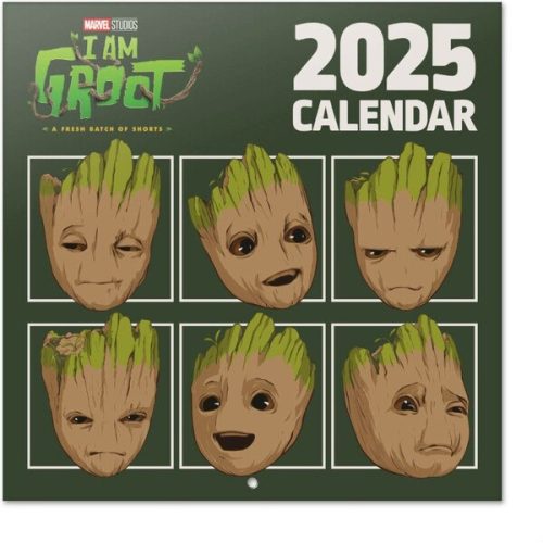 Kalendář I Am Groot 2025 GE Editores