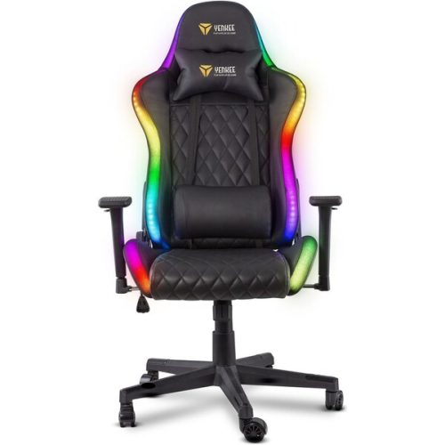YENKEE YGC 300RGB Stardust herní křeslo černé YENKEE