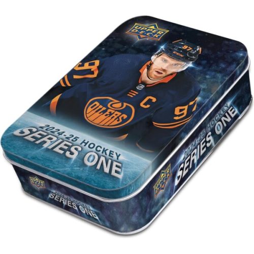 Hokejové karty 2024-25 Upper Deck Series 1 Hockey TIN Box Upper Deck
