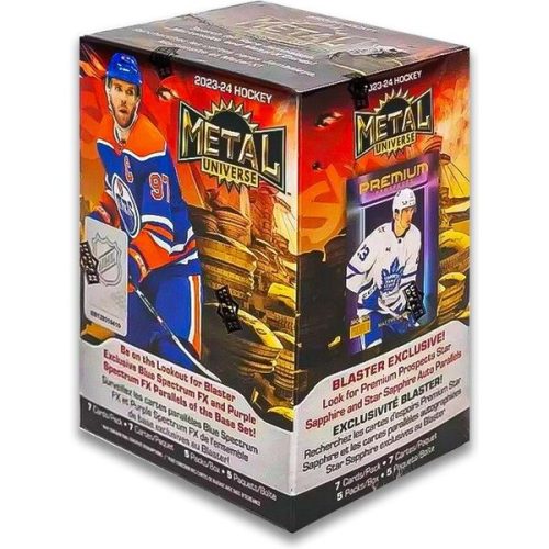 Hokejové karty 2023-24 Upper Deck Skybox Metal Universe Hockey Blaster Box Upper Deck