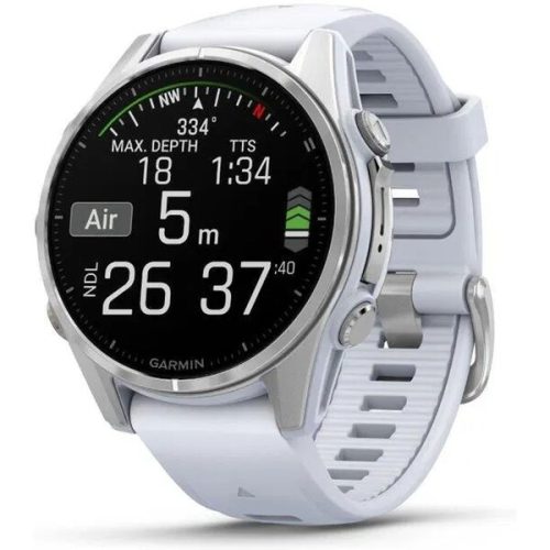 Garmin Fenix 8 AMOLED 43mm stříbrný/bílý pásek Garmin