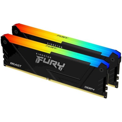 Kingston FURY Beast 32GB 3200MHz DDR4 CL16 DIMM (2x16GB) RGB XMP Kingston