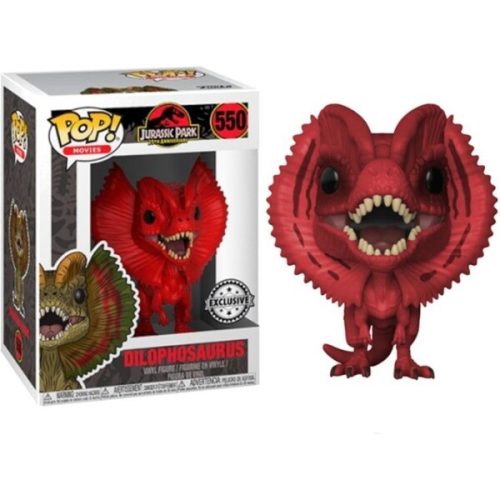 Funko POP! #550 Movies: Jurassic Park - Dilophosaurus Red (Special) Funko