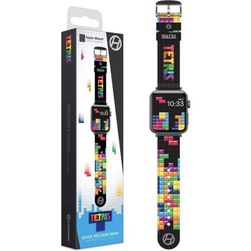 Hyperkin Official Tetris® Quick Release Band pro Smartwatch/Traditional Watches (Tetrimino Stack) Hyperkin