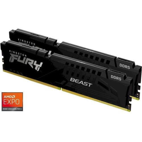 Kingston FURY Beast 32GB 6000MHz DDR5 CL30 DIMM (2x16GB) Black EXPO Kingston