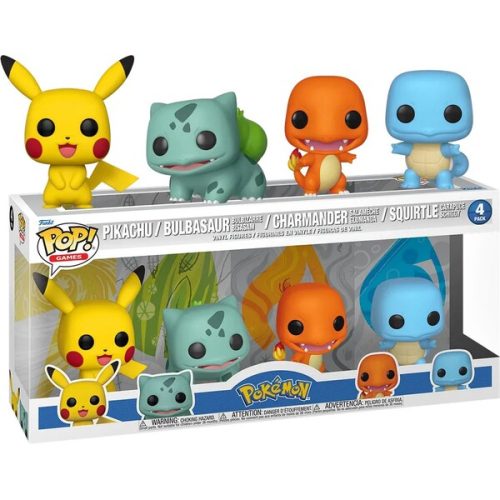 Funko POP! Games: Pokémon - Starters Pokémon (4 pack) Funko