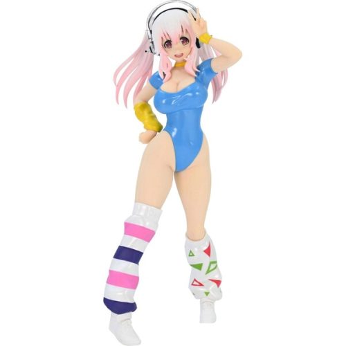 Soška Furyu Super Sonico - Super Sonico Concept Outfit 80's (Blue Version) Furyu