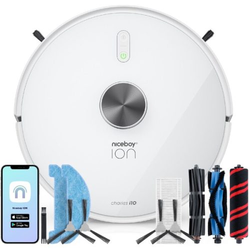 Niceboy ION Charles i10 robotický vysavač bílý Niceboy