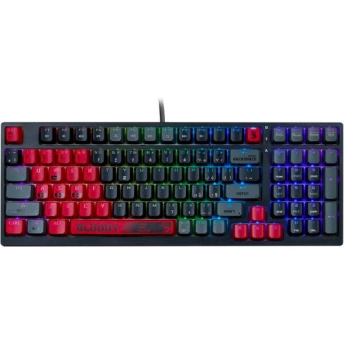 A4tech Bloody S98 Sports herní mechanická klávesnice (CZ/SK) černočervená A4tech