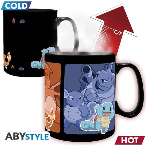 Hrnek Pokémon - Evolve (měnící se motiv) 460 ml Abysse Corp