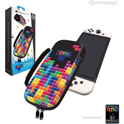 Hyperkin Official Tetris® EVA Hard Shell Carrying Case pro Nintendo Switch® (Tetrimino Stack) Hyperkin