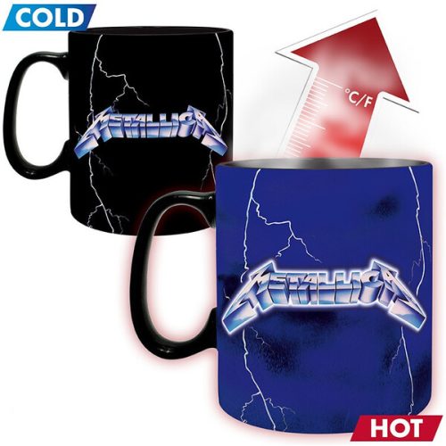 Hrnek Metallica - Ride The Lightning (měnící se motiv) 460 ml Abysse Corp