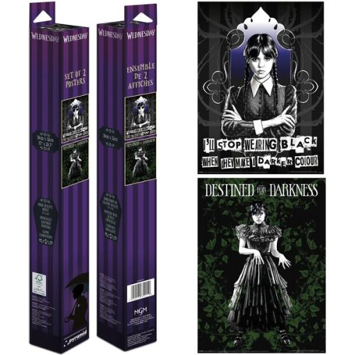Set 2 plakátů Wednesday - Goth (52x38 cm) Pyramid International