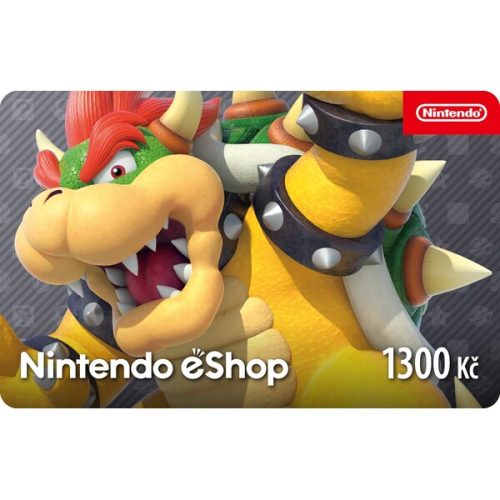 Karta na e-shop Nintendo 1300 CZK (online kód) Nintendo