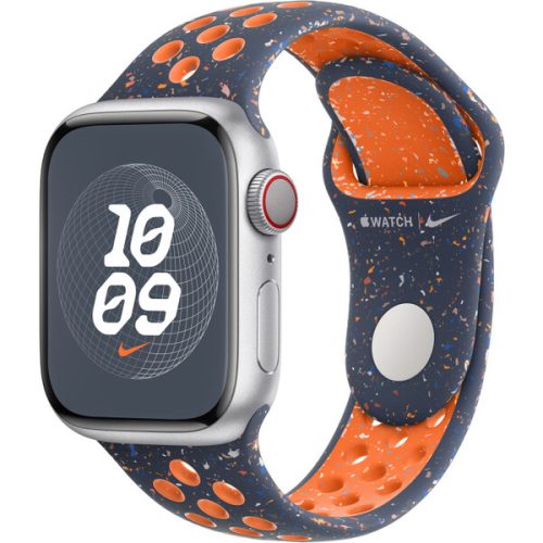 Apple Watch 41/40/38mm Blue Flame sportovní řemínek Nike M/L Apple