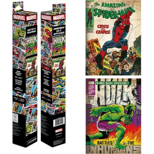 Set 2 plakátů Marvel - Comic Covers (52x38 cm) Pyramid International