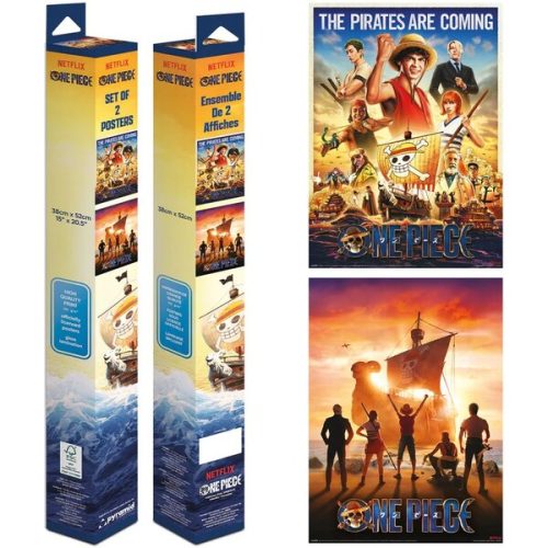 Set 2 plakátů One Piece - Live Action (52x38 cm) Pyramid International