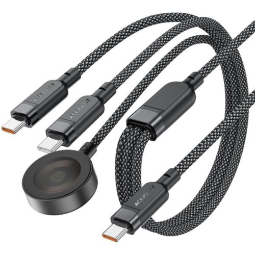 Acefast USB-C 3v1 100W inteligentní nabíjecí datový kabel