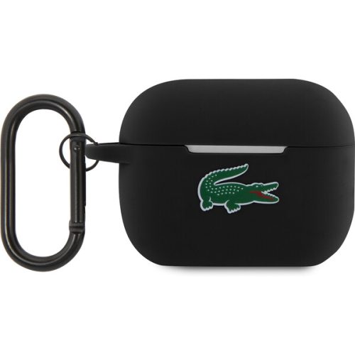 Lacoste Liquid Silicone Croc Logo pouzdro AirPods Pro černé Lacoste