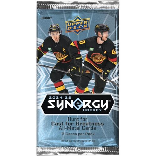 Hokejové karty 2024-25 Upper Deck Synergy Hockey Hobby Balíček Upper Deck
