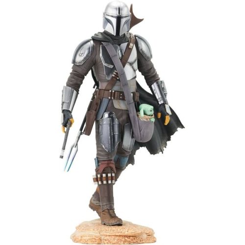 Soška Gentle Giants Star Wars The Mandalorian - The Mandalorian with The Child 25 cm (Premier kolekc Gentle Giant
