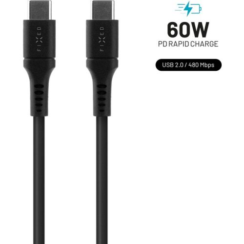 FIXED Liquid silicone kabel USB-C/USB-C (PD)