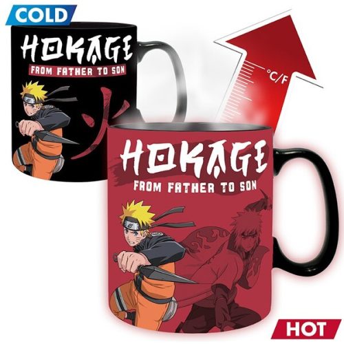 Hrnek Naruto Shippuden - From Father to Son (měnící se motiv) 460 ml Abysse Corp